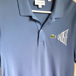 Lacoste Polo Shirt Size 5(L) in Sea Blue